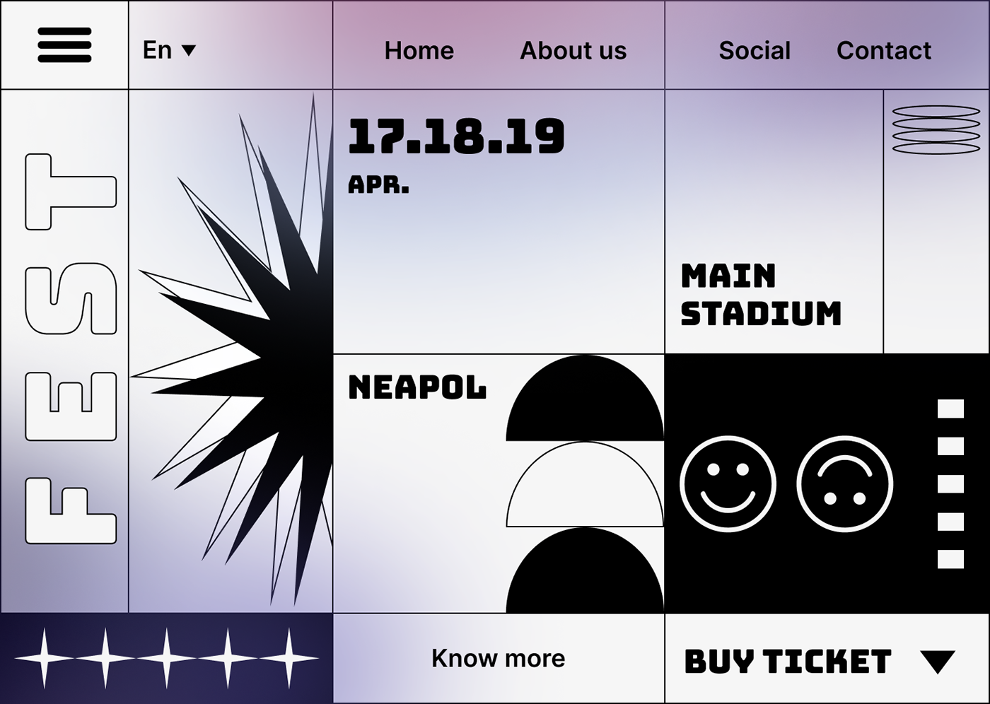 Advertising  concert design festival marketing   Socialmedia UX design UX UI Web Design  Website