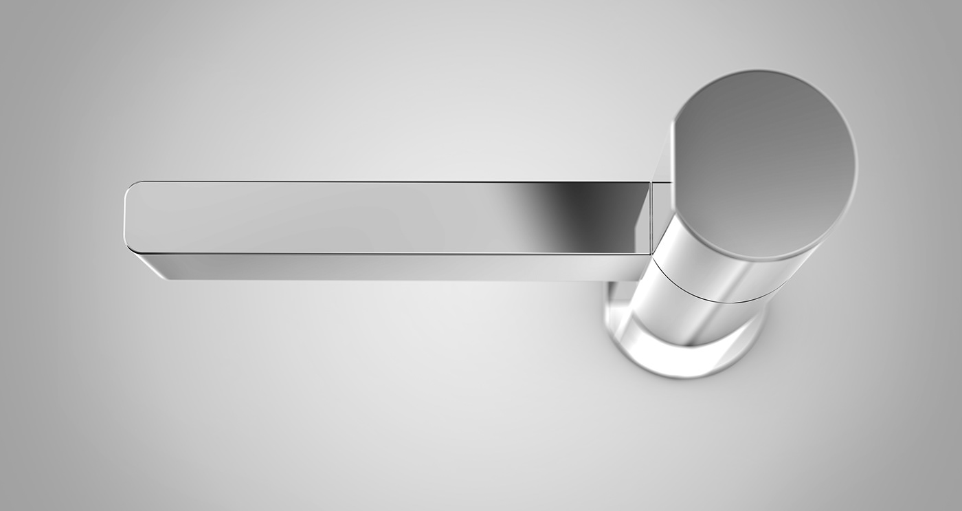 design product industrial Faucet TAP minimal face bathroom chrome sketch