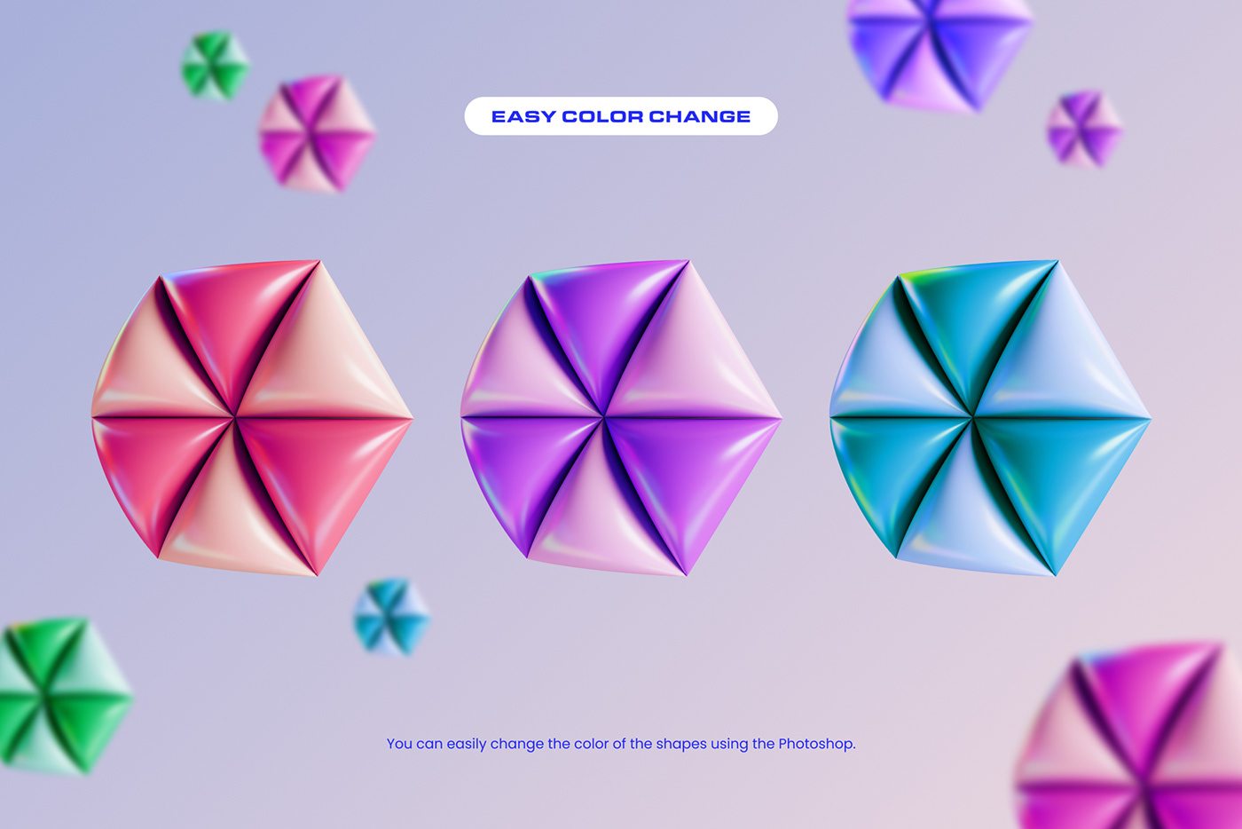 3D 3D shapes geometric geometry assets resources color colorful gradient download