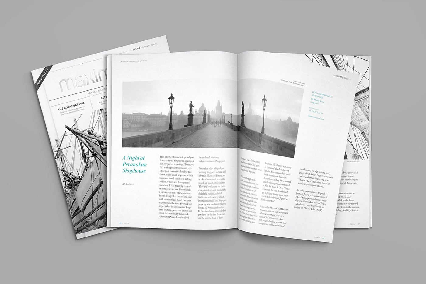 magazine Layout Design branding  Travel publication Leisure