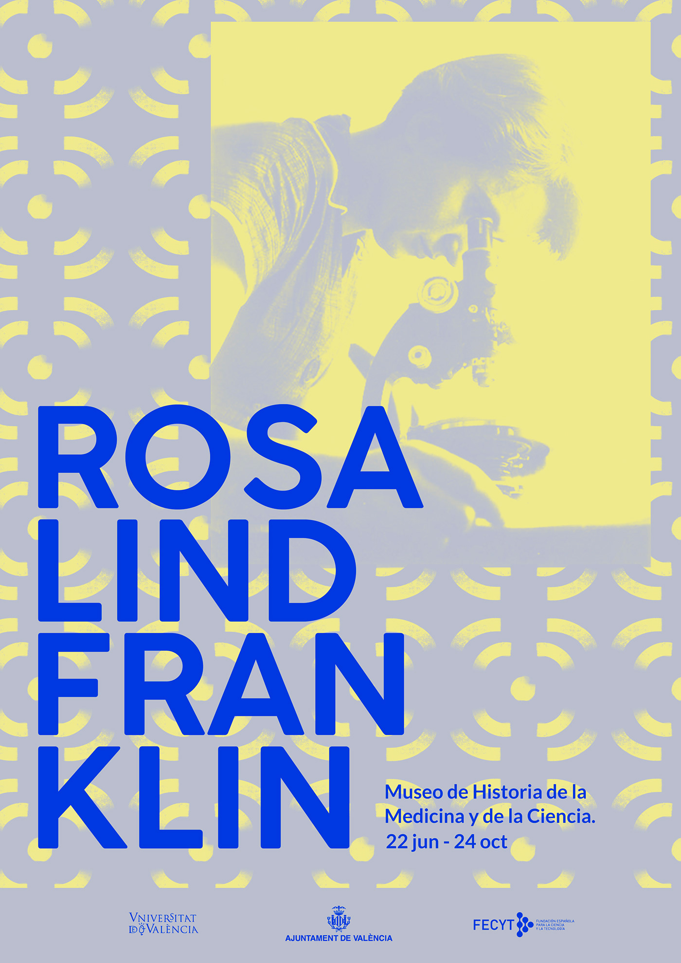 diseño gráfico identidad visual museografia ciencia Rosalind Franklin