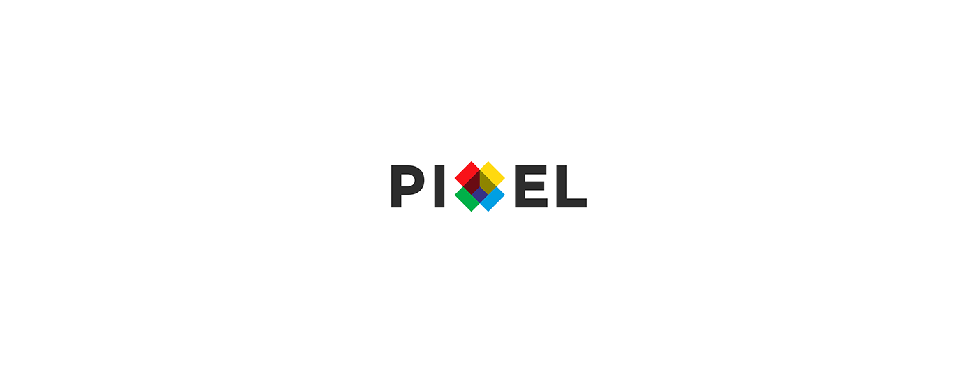 logo pixel online store Style firm adobe photoshop branding  Project