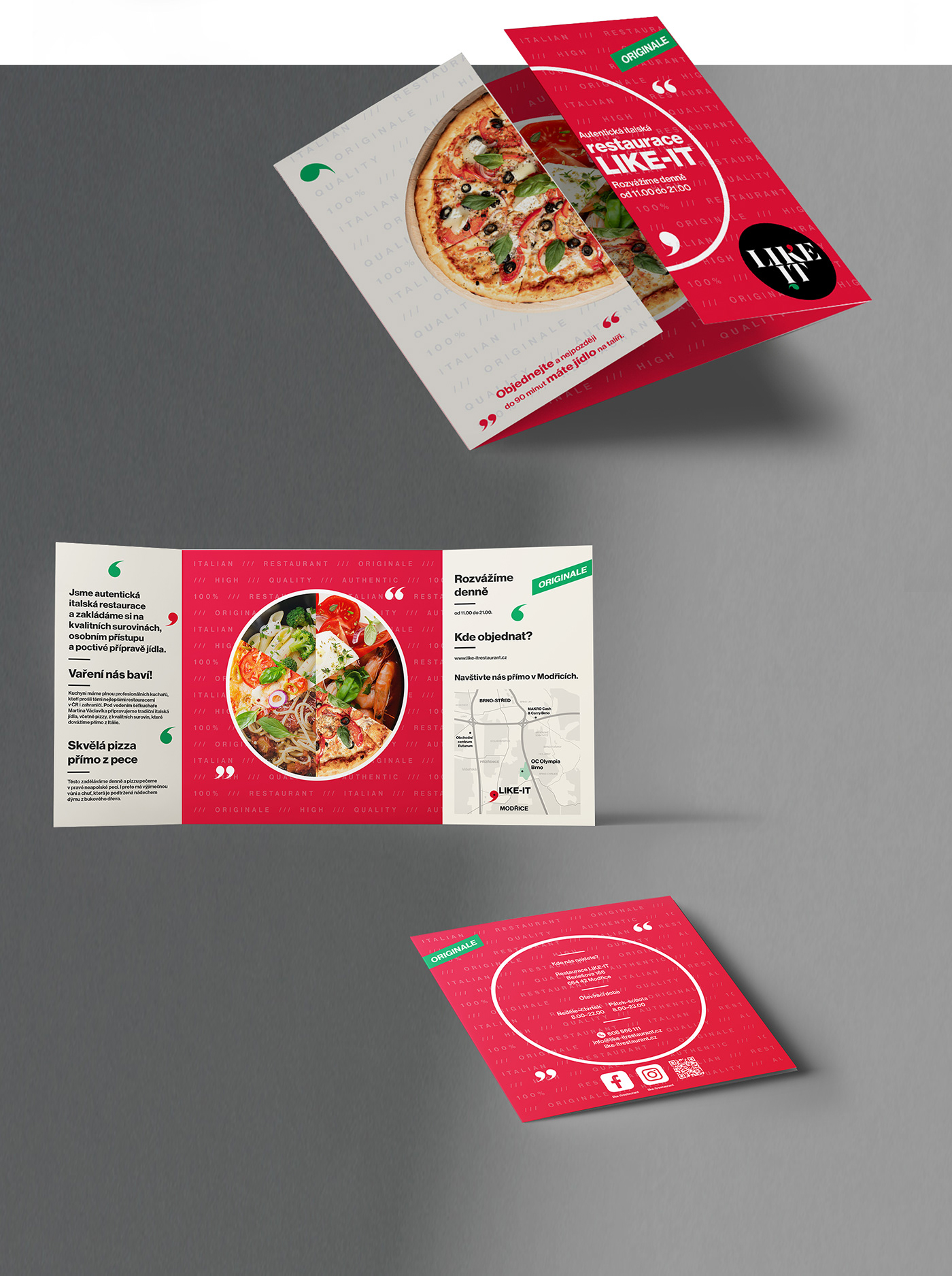 graphic Brand Design visual identity restaurant italian restaurant