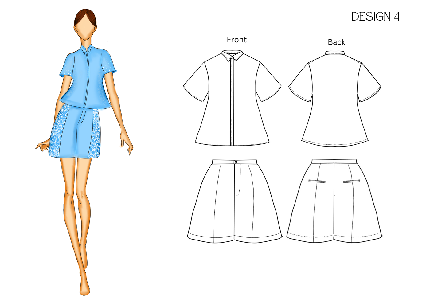 fashion design Denim Fashion  Clothing apparel ILLUSTRATION  Garment Construction