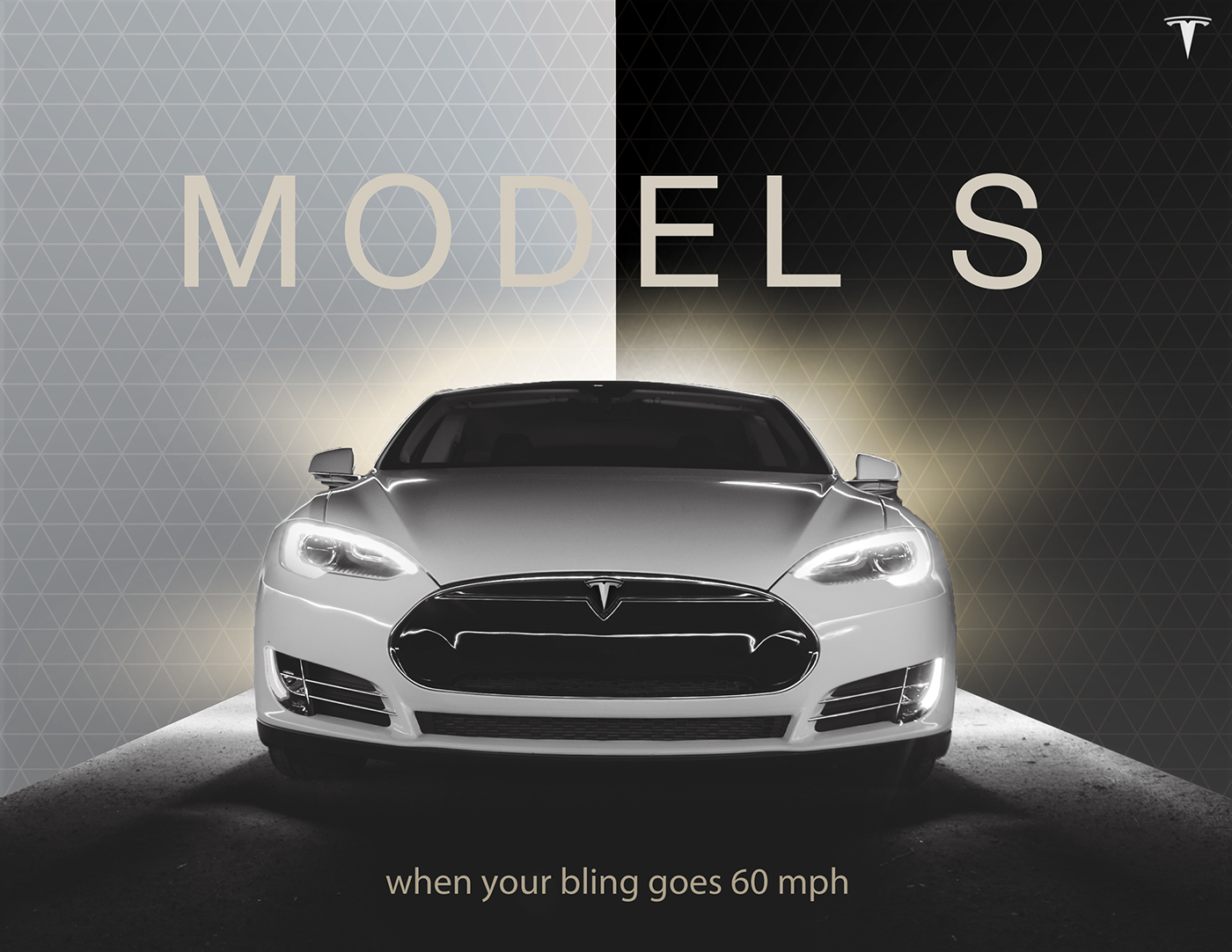 Tesla Print Ad Idea