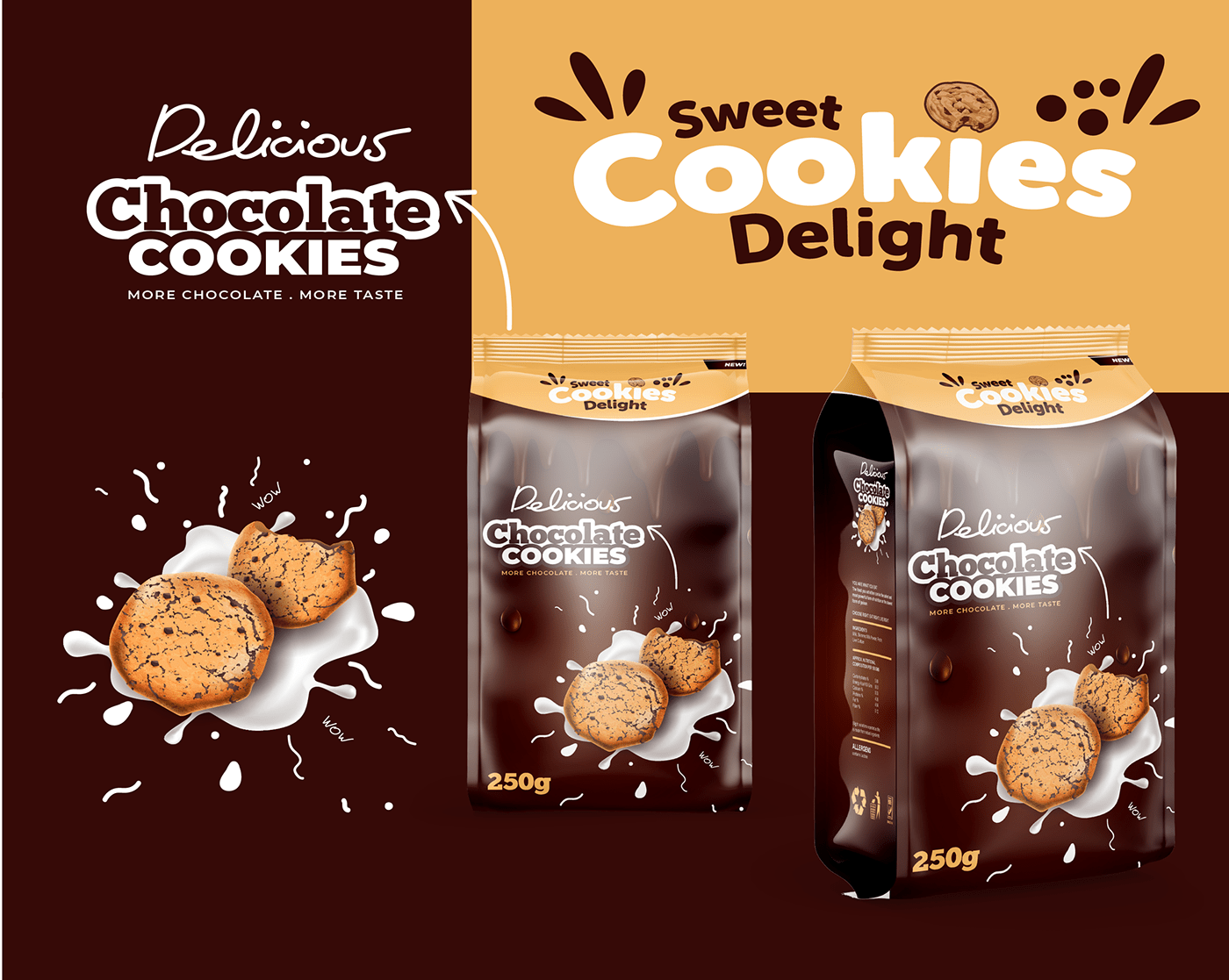 cookies Packaging packaging design labels Labels Design Food Packaging typography design