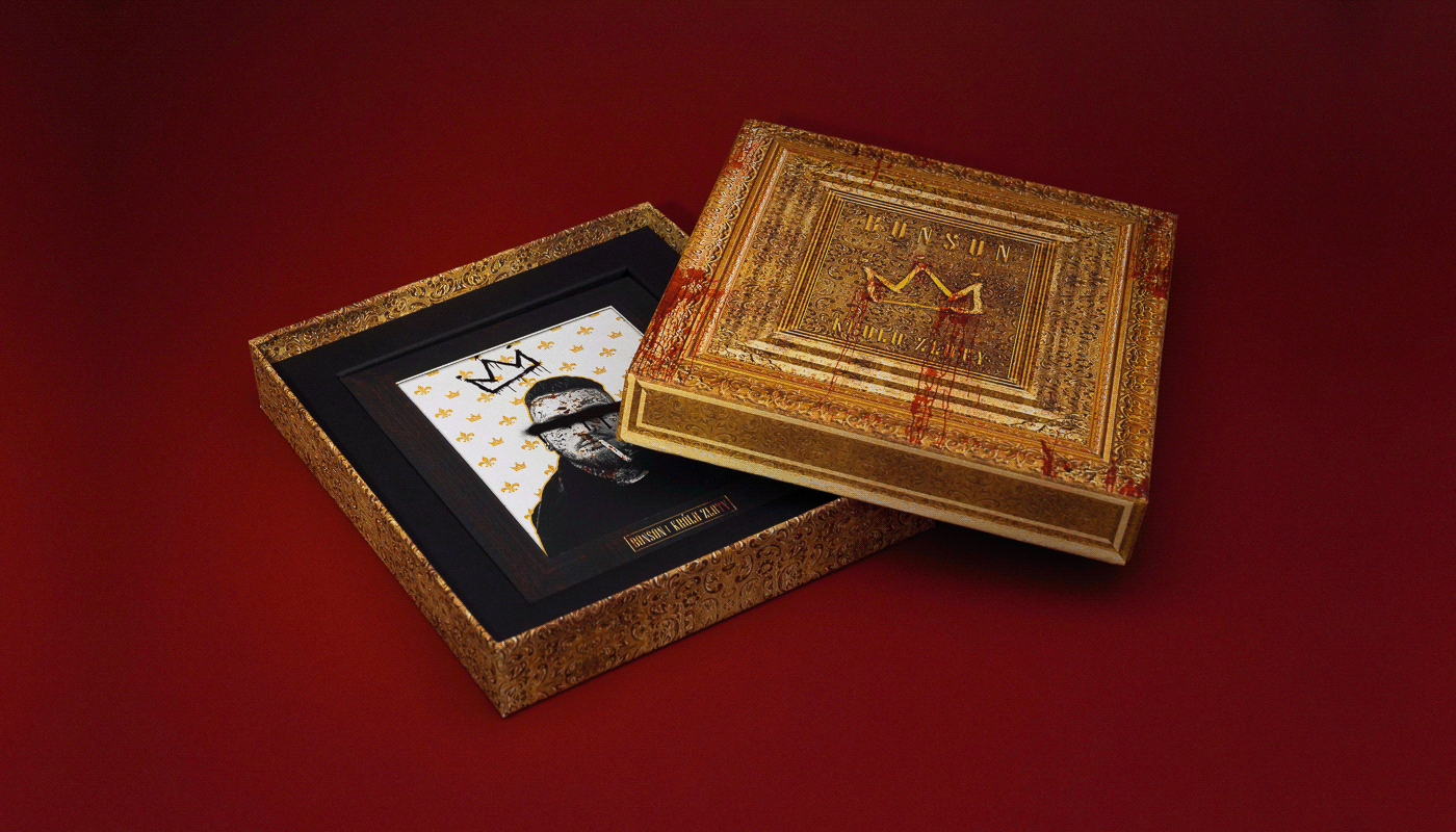 art direction  box cd cover gold hiphop Music cover Packaging rap record