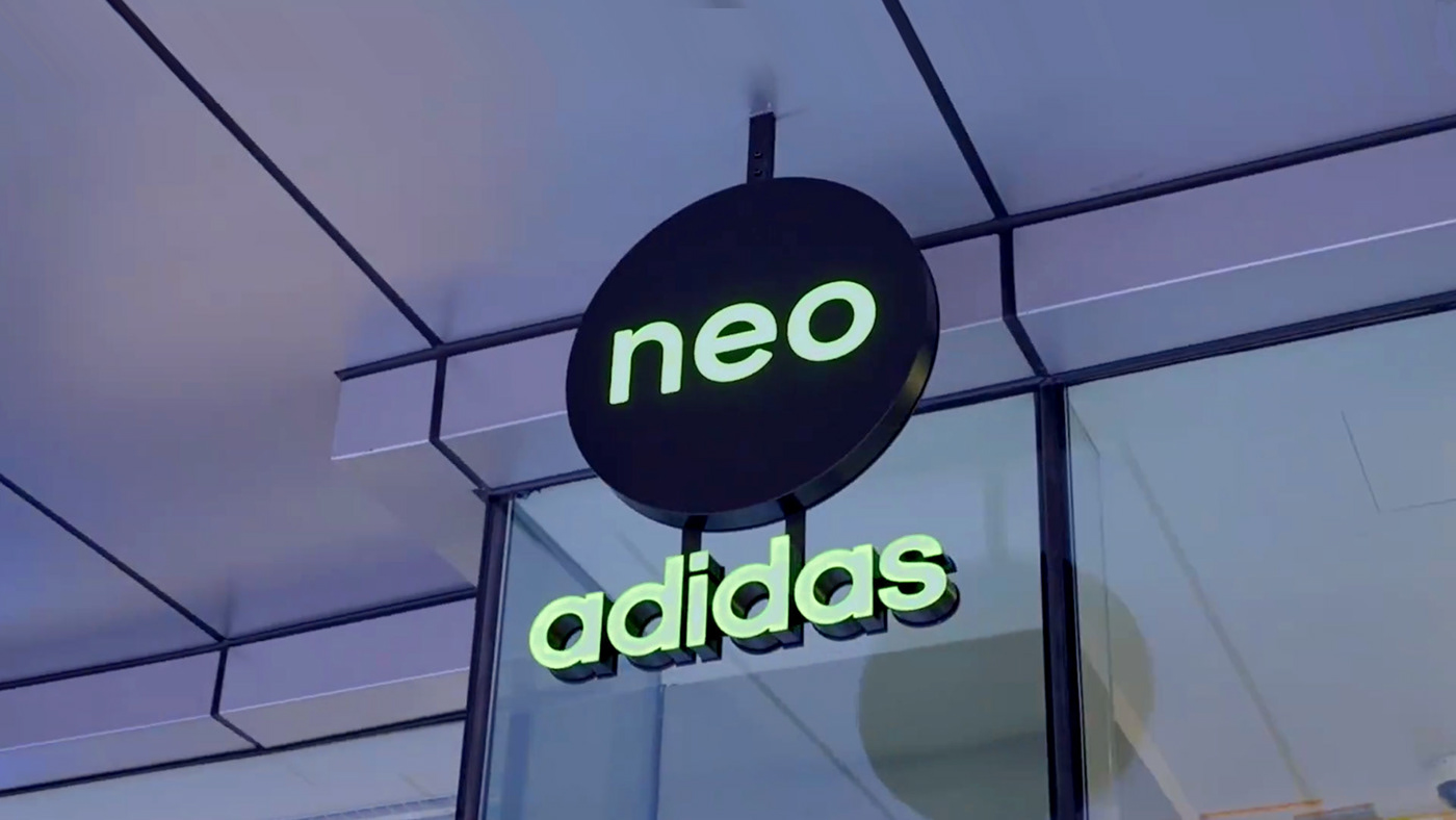 adidas art china design NEO Retail store
