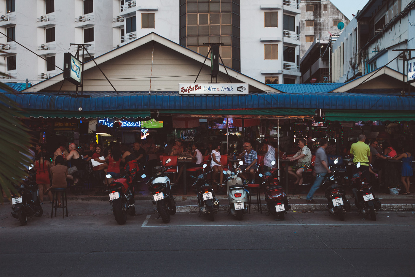 Thailand Bangkok Pattaya Street Photography  Authentic train temple bar beach