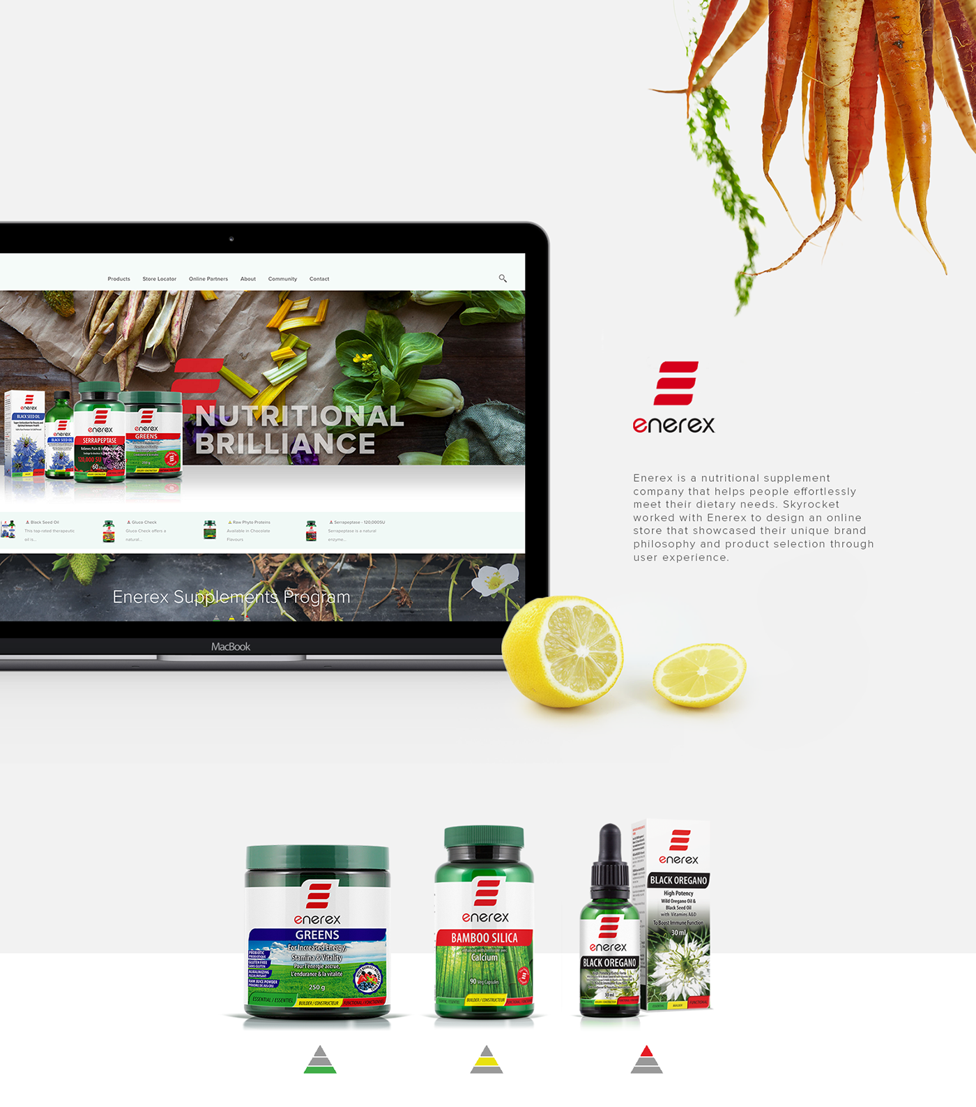 Ecommerce Shopify Responsive supplements health and wellness increased conversions