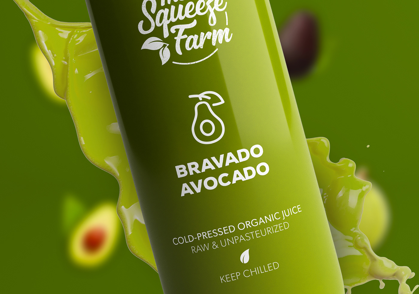 branding  juice company Packaging raw natural organic cold press Fruit