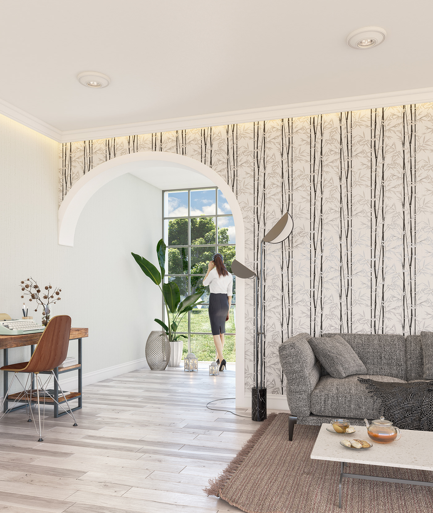 3D 3dsmax architecture archviz interior design  Render visualization vray modern art Wallpapers