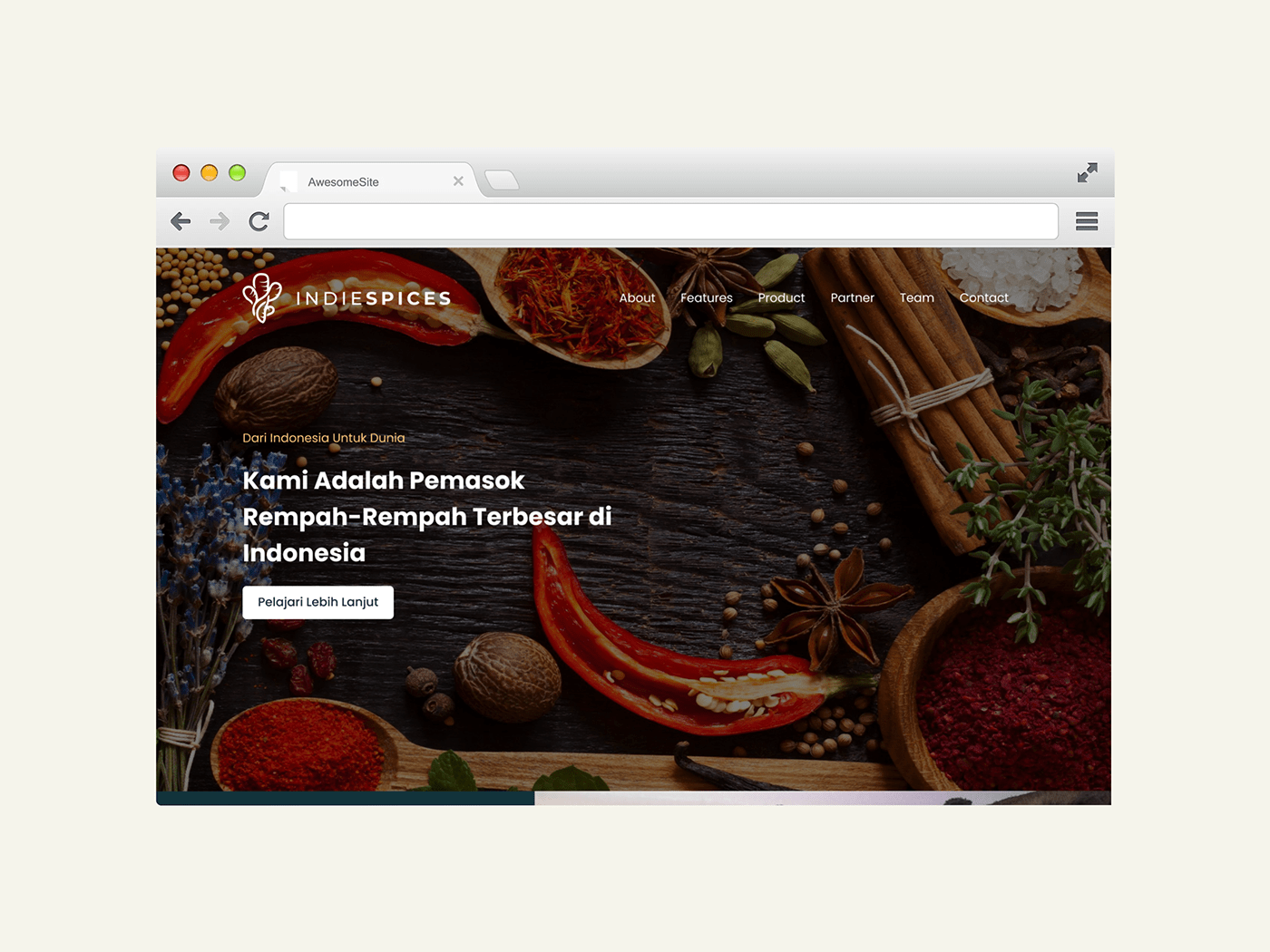 Foods frontend indiespices rafly maulana spices uiux