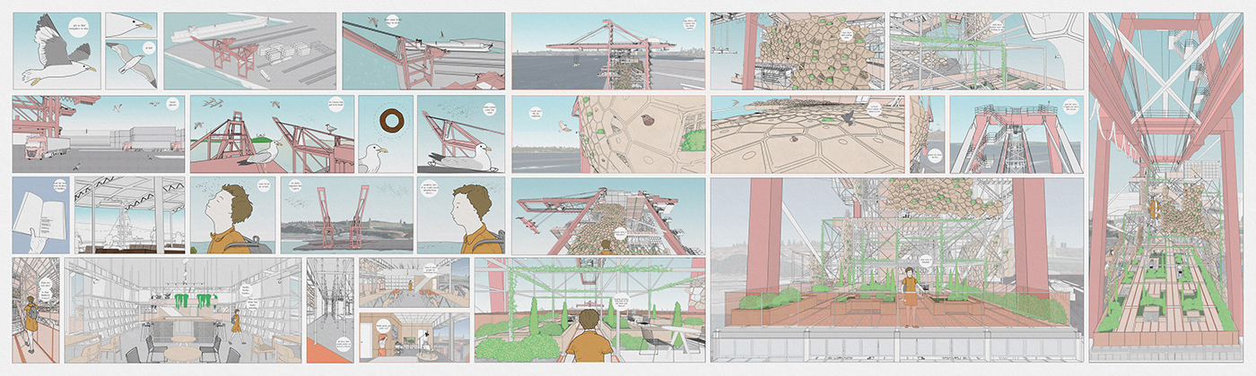 architecture art artwork comic digital illustration storyboard