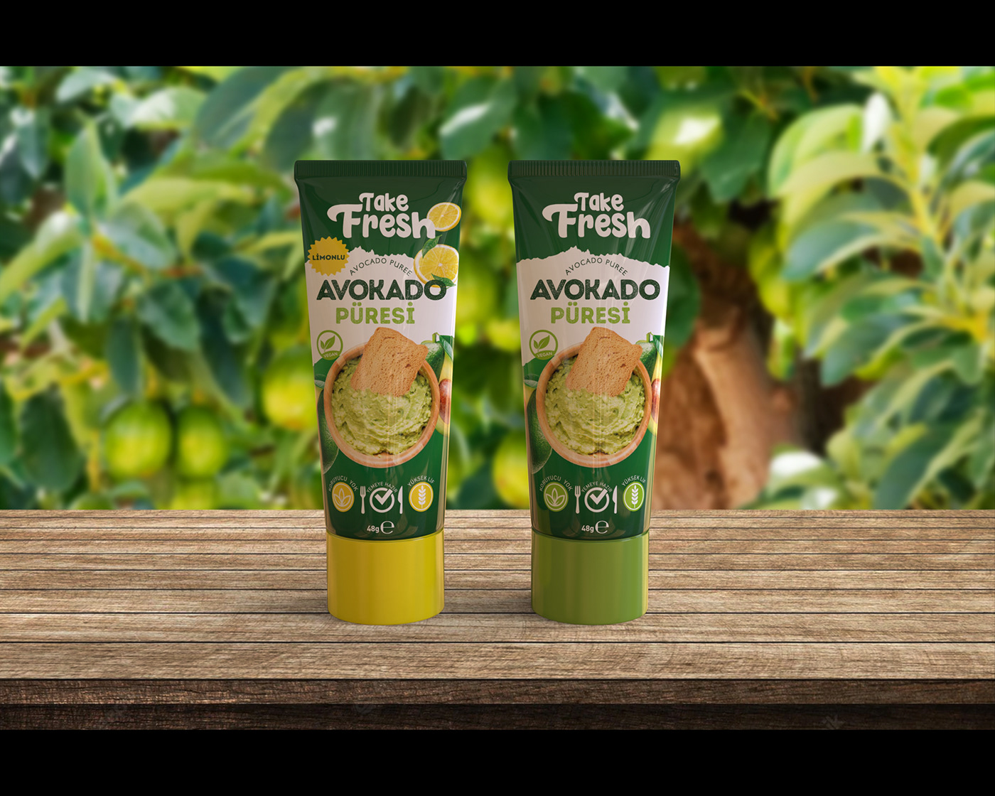 3D ambalaj ambalaj tasarımı avocado packagedesign Packaging Render
