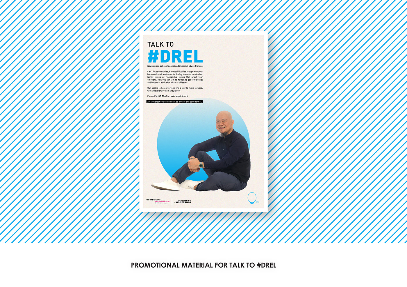 poster prints DREL #DREL Promotional Education college branding  Print Deign drericleong