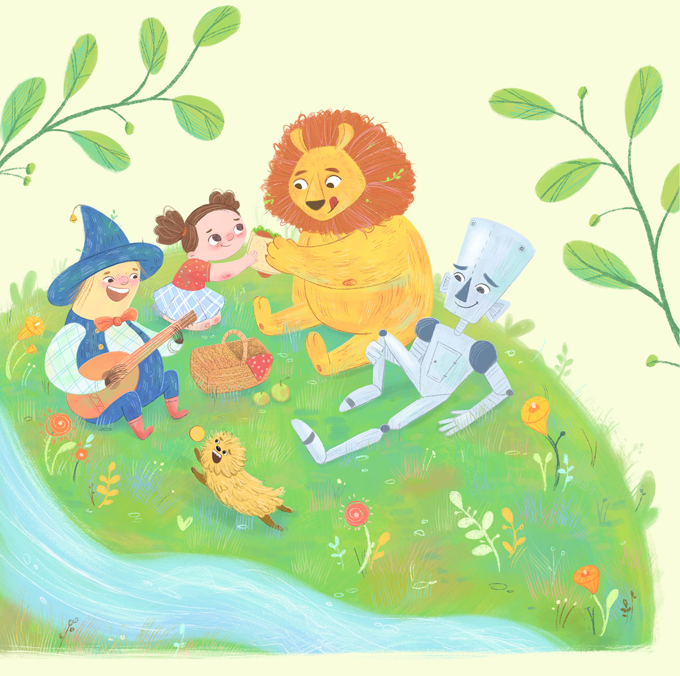animal illustration book for children Character design  children's book children's illustration classic tales fairytale fantasy Picture book storybook