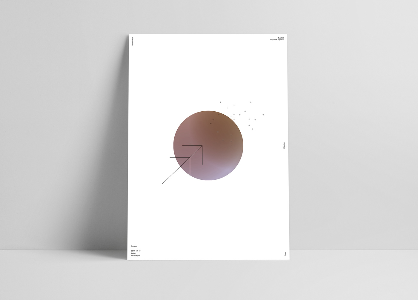 poster ILLUSTRATION  minimalismus design Grafikdesign Plakate zodiac Planets