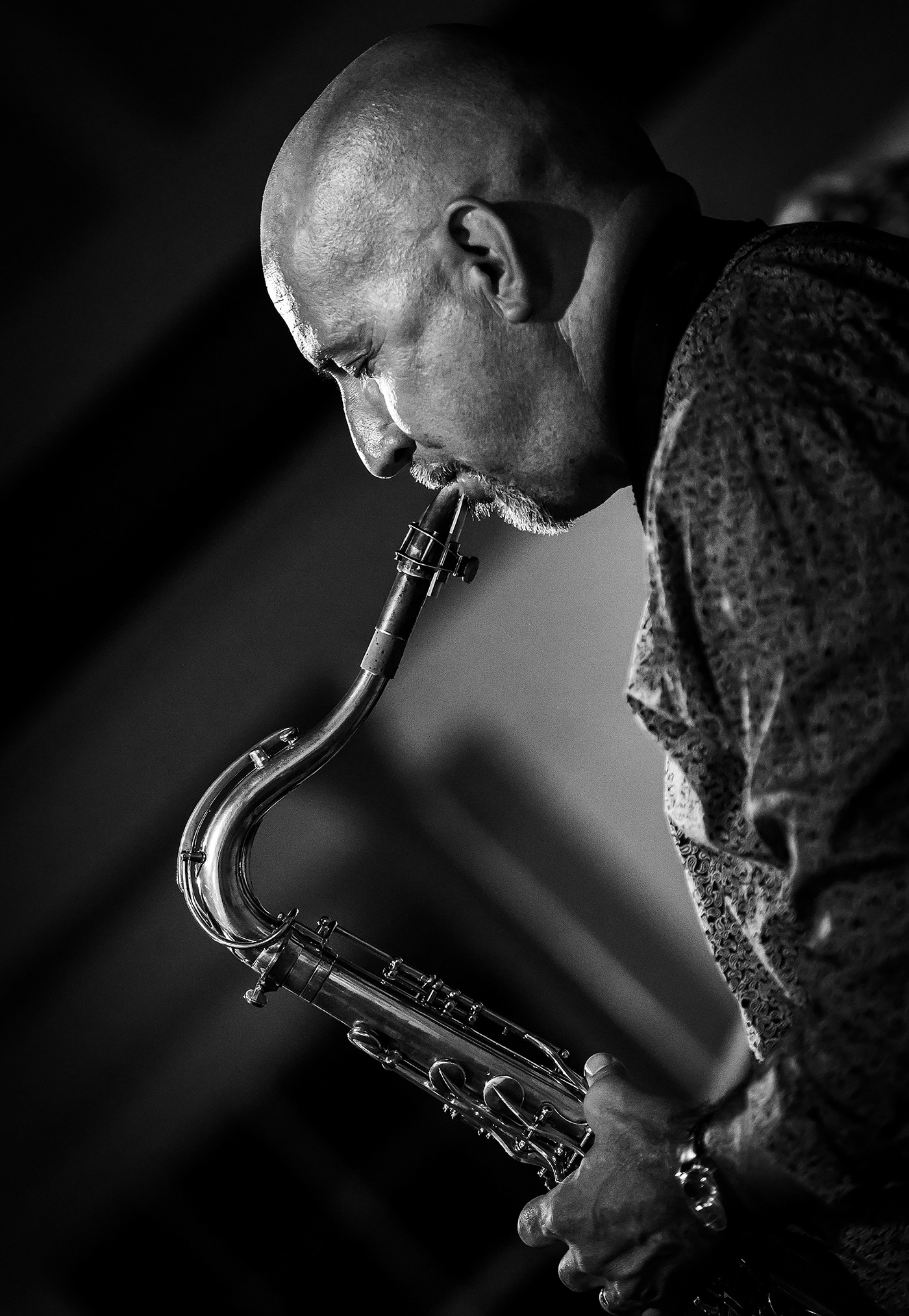 jazz Peter Fraize Quartet Ashburton Arts Centre black and white images Photography  Mark Burley portraits live music music