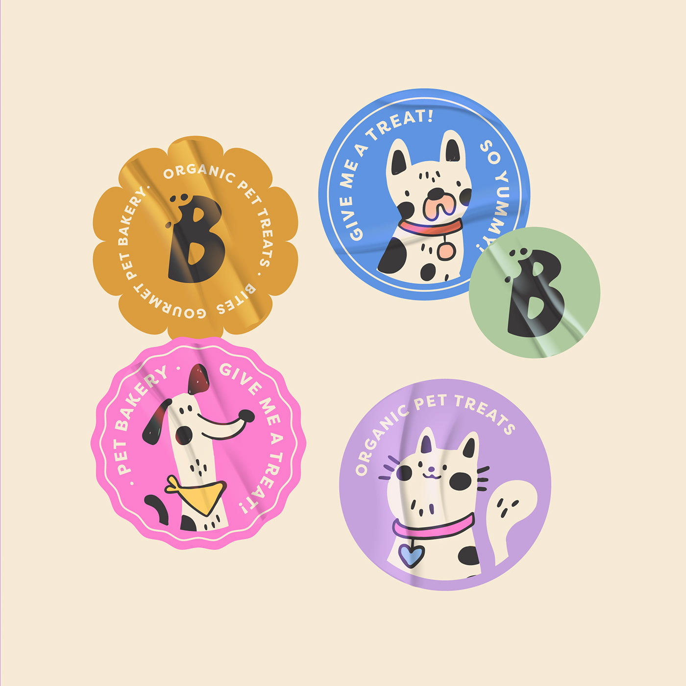 brand identity cartoon cute dog dog food Drawing  Logo Design Packaging Pet pets