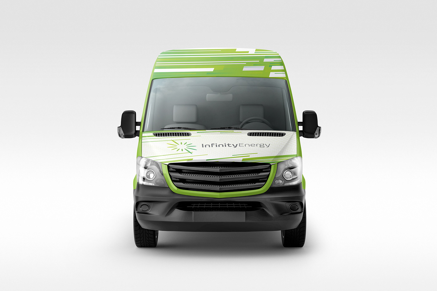 car design microbus Solar energy sticker transportation cars