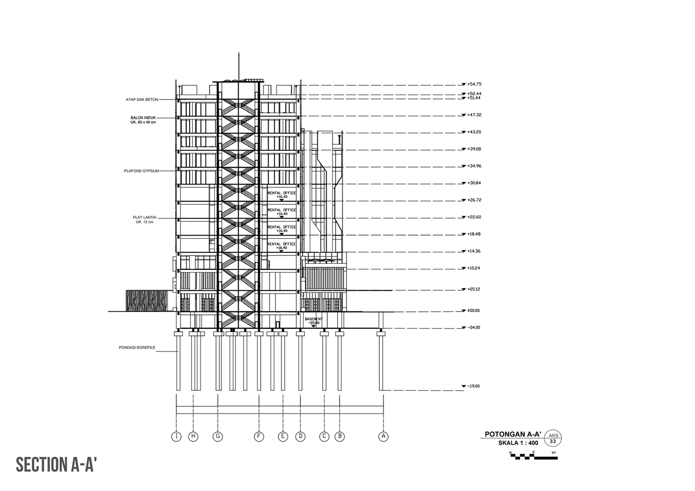 Office highrise tower architecture exterior