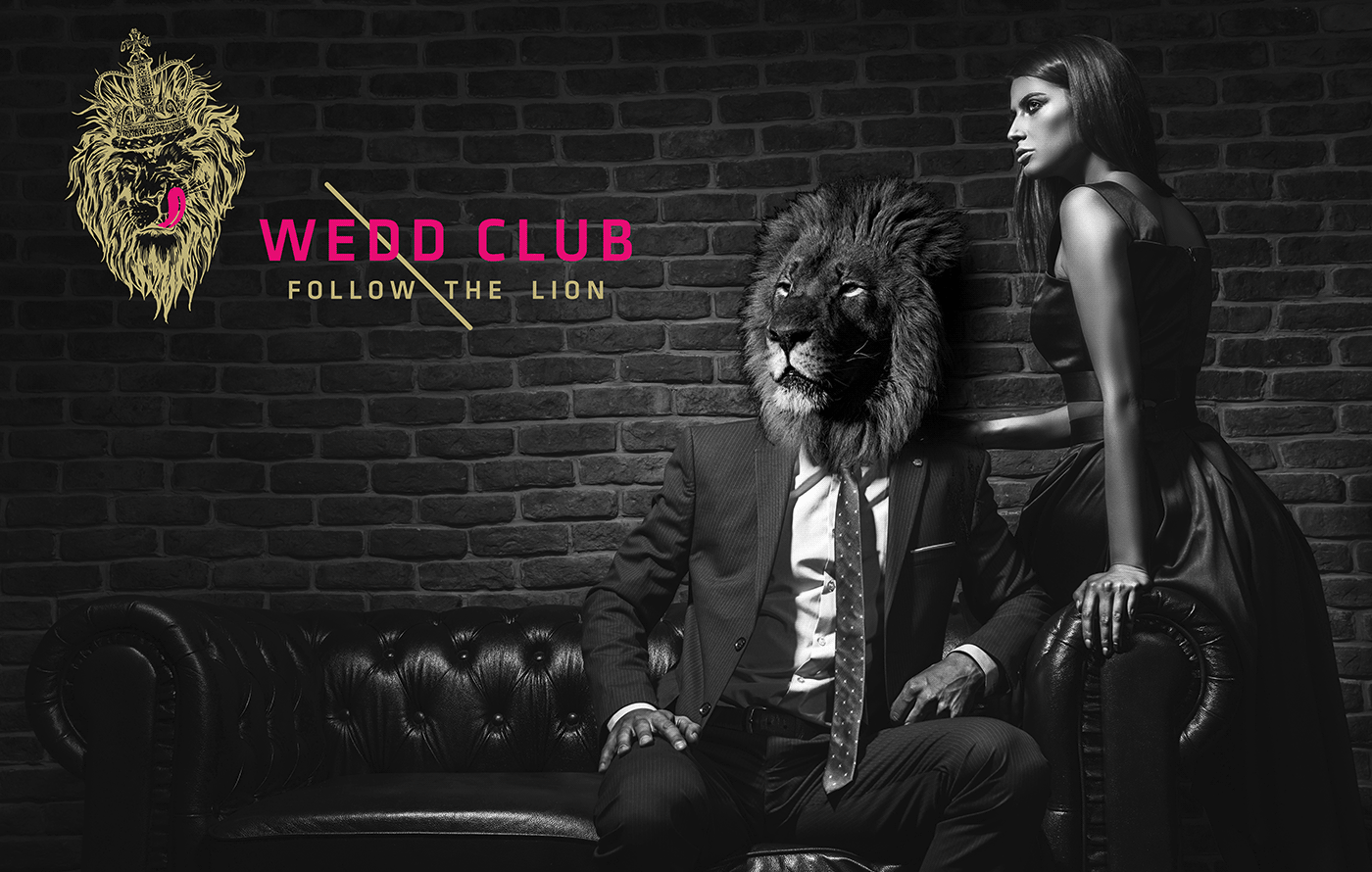 social media facebook instagram Corporate Design logo lion party festival weeding