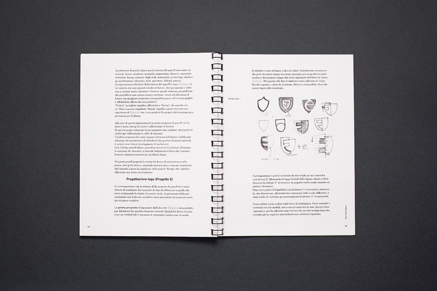 scanned Various Format internship report book gif behind-the-scenes handwriting scanner poster