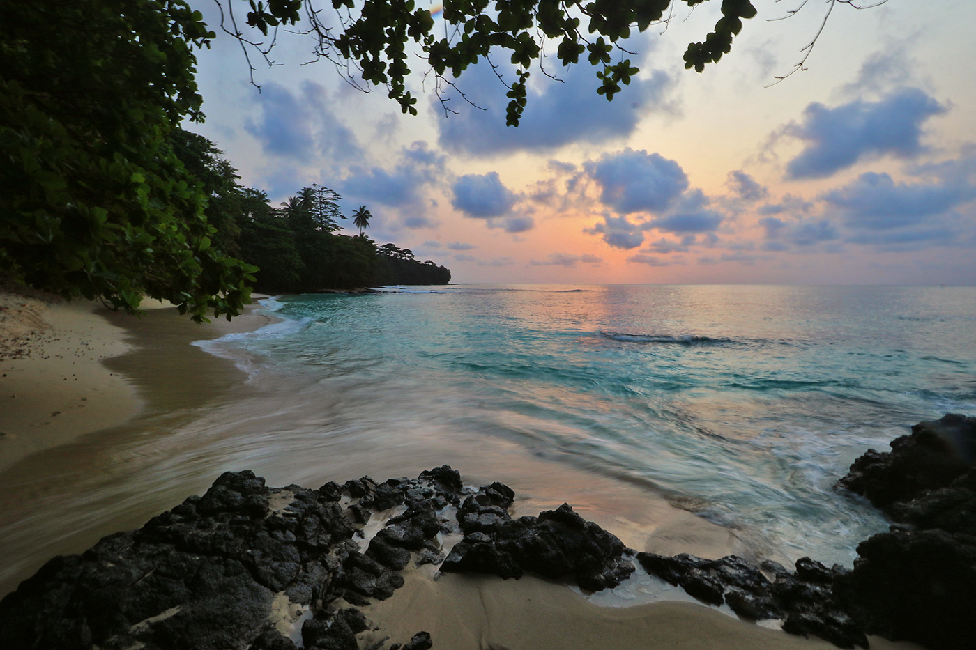 beach beaches equador equator islands São Tomé tropical beaches tropics Palm Trees paradise