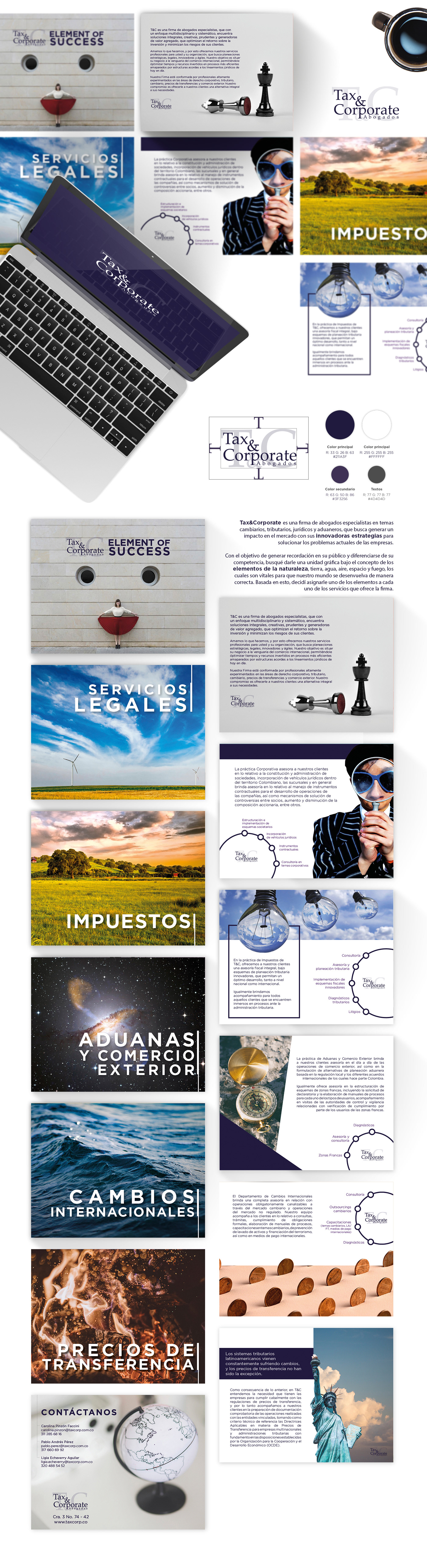 Corporate Brochure tax abogados brochure corporate corporativo lawyer