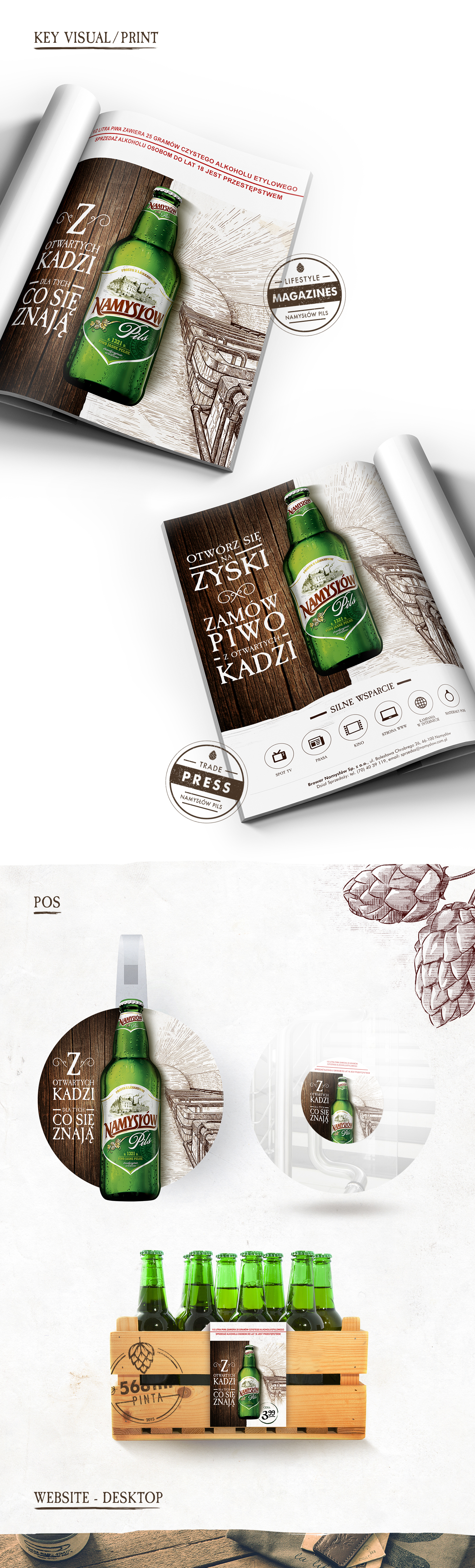 rudzki Adam design designer art director BBDO warsaw tvc namyslow namysłów pils ad campaign beer