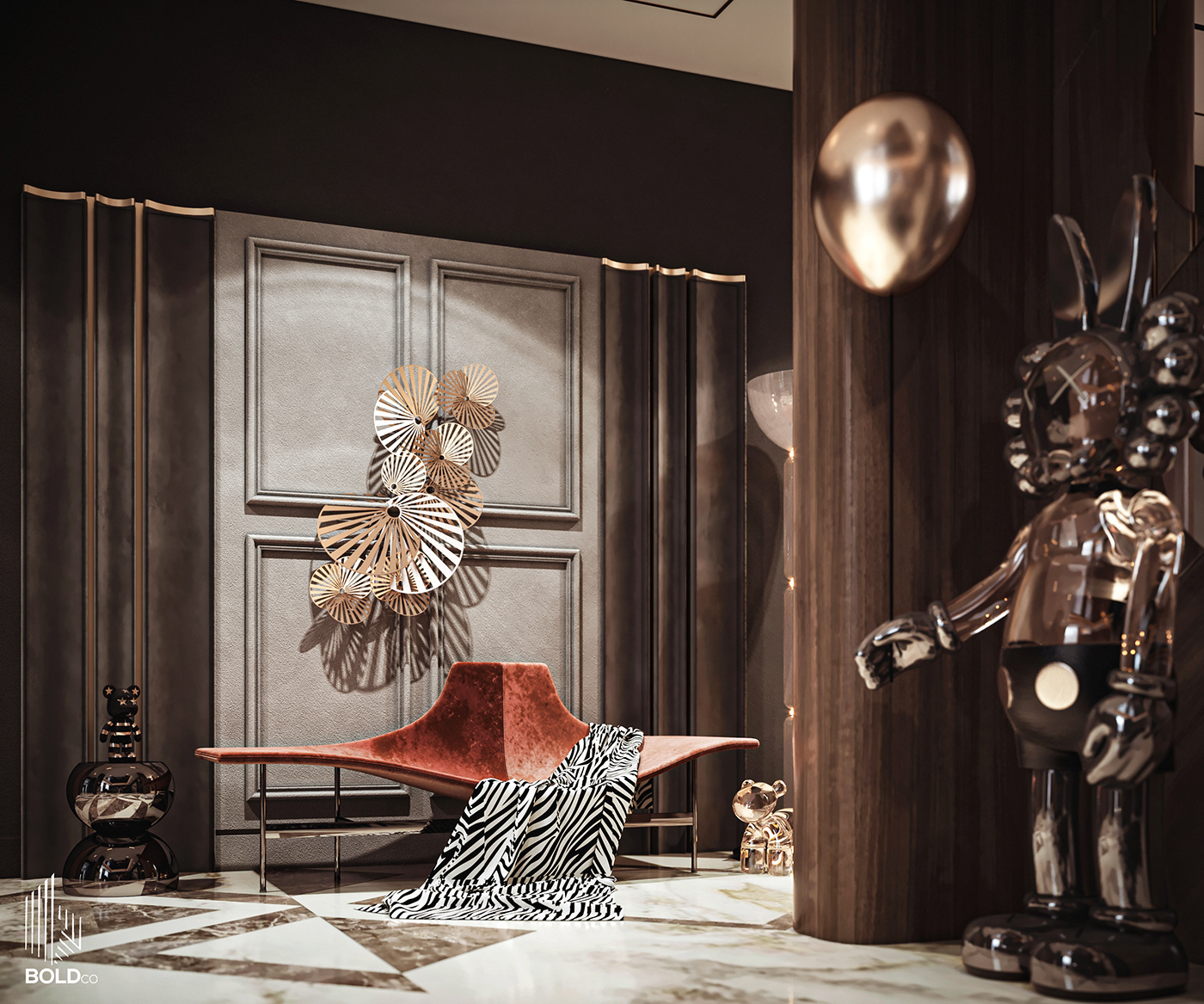 3dsmax luxury reception design interior design  corona architecture Render visualization modern 3D