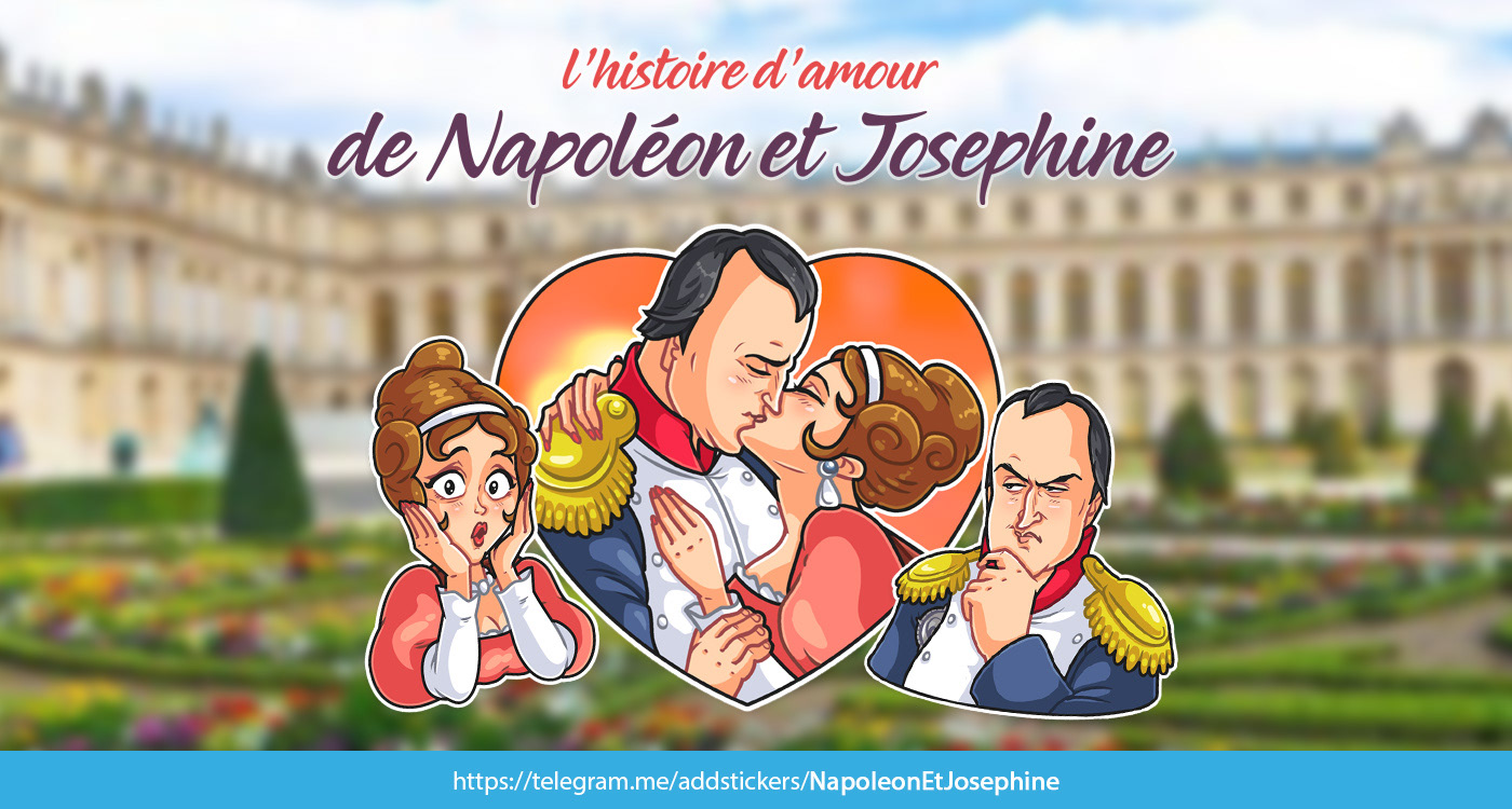 josephine Love napoleon sticker stickers