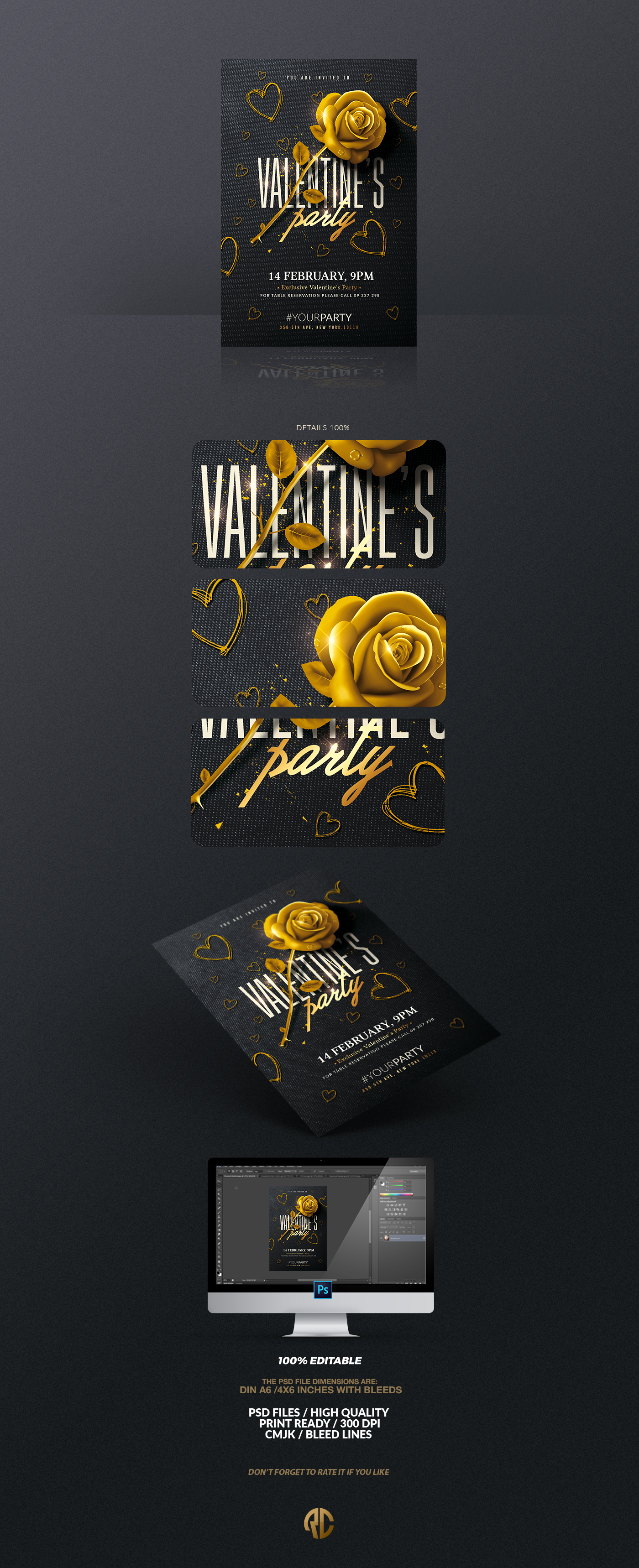 valentine Valentine's Day valentine day party valentine templates Valentine Graphics valentine psd flyers templates Love creative