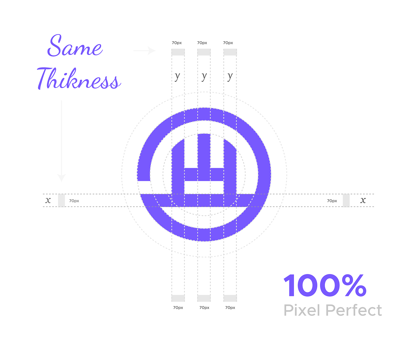 This is the measurement of the logo, The logo measurement is 100% pixel perfect