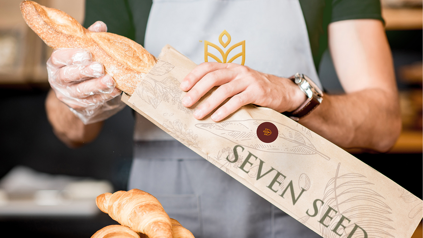 branding  logo seed bakery
