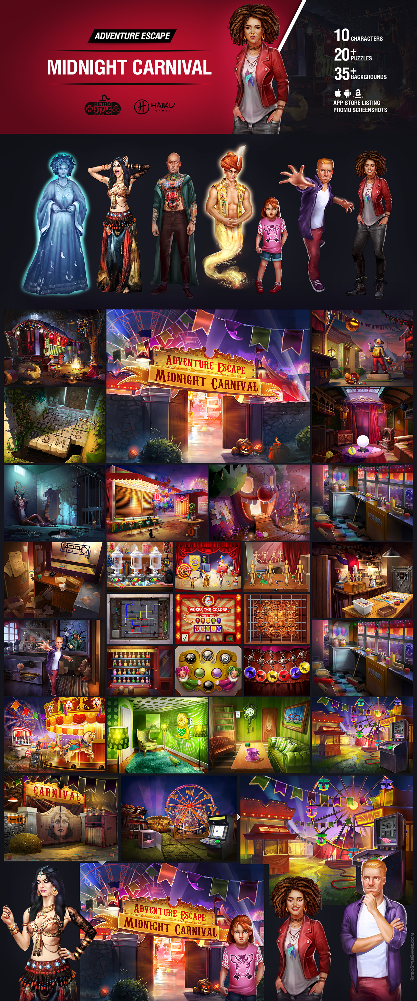 quest adventure escape HOG hidden object inventory characters mobile room