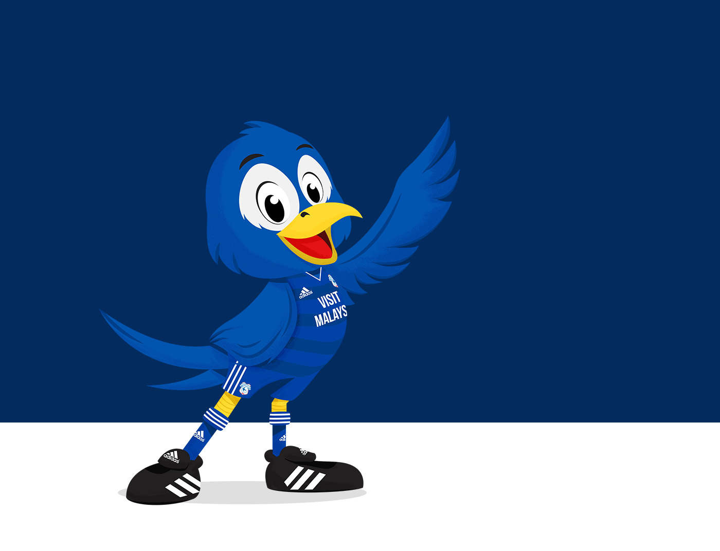 Mascot Character design  branding illustration bird football soccer sport wales Premier League ILLUSTRATION 