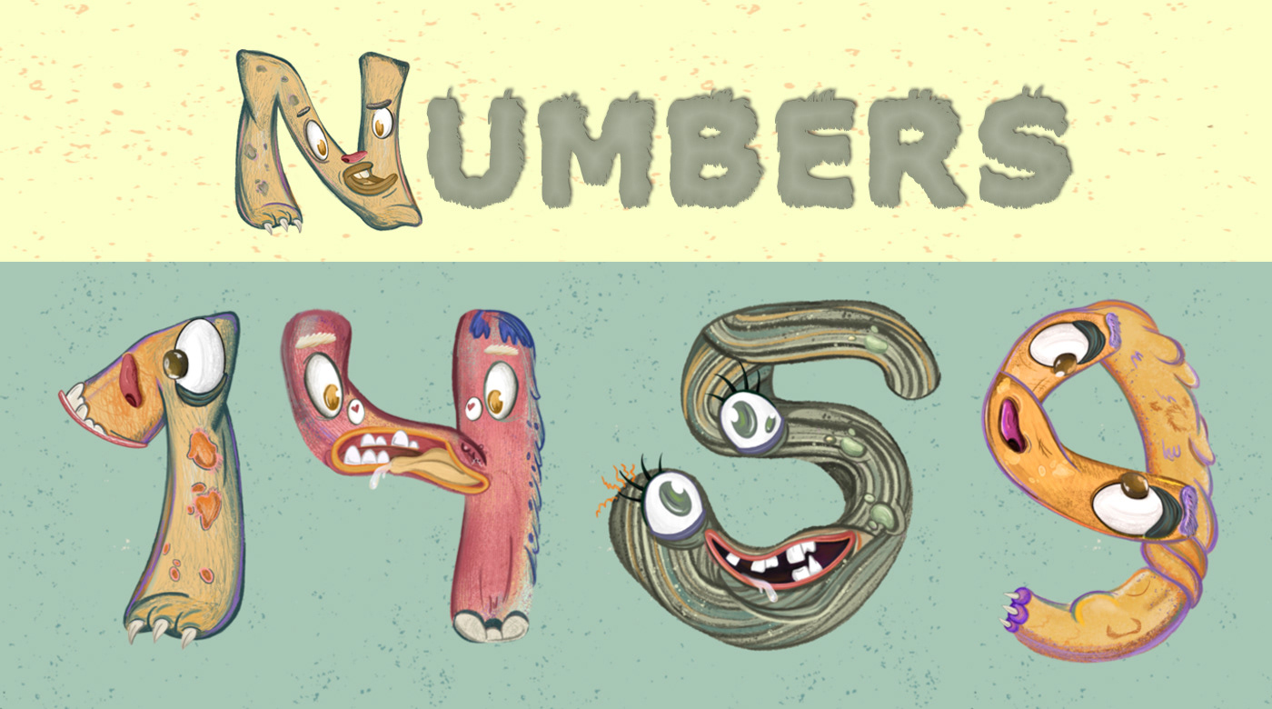 monster alphabet digital illustration letters kidsalphabet KidsCharacters letterchallenge monsterillustration