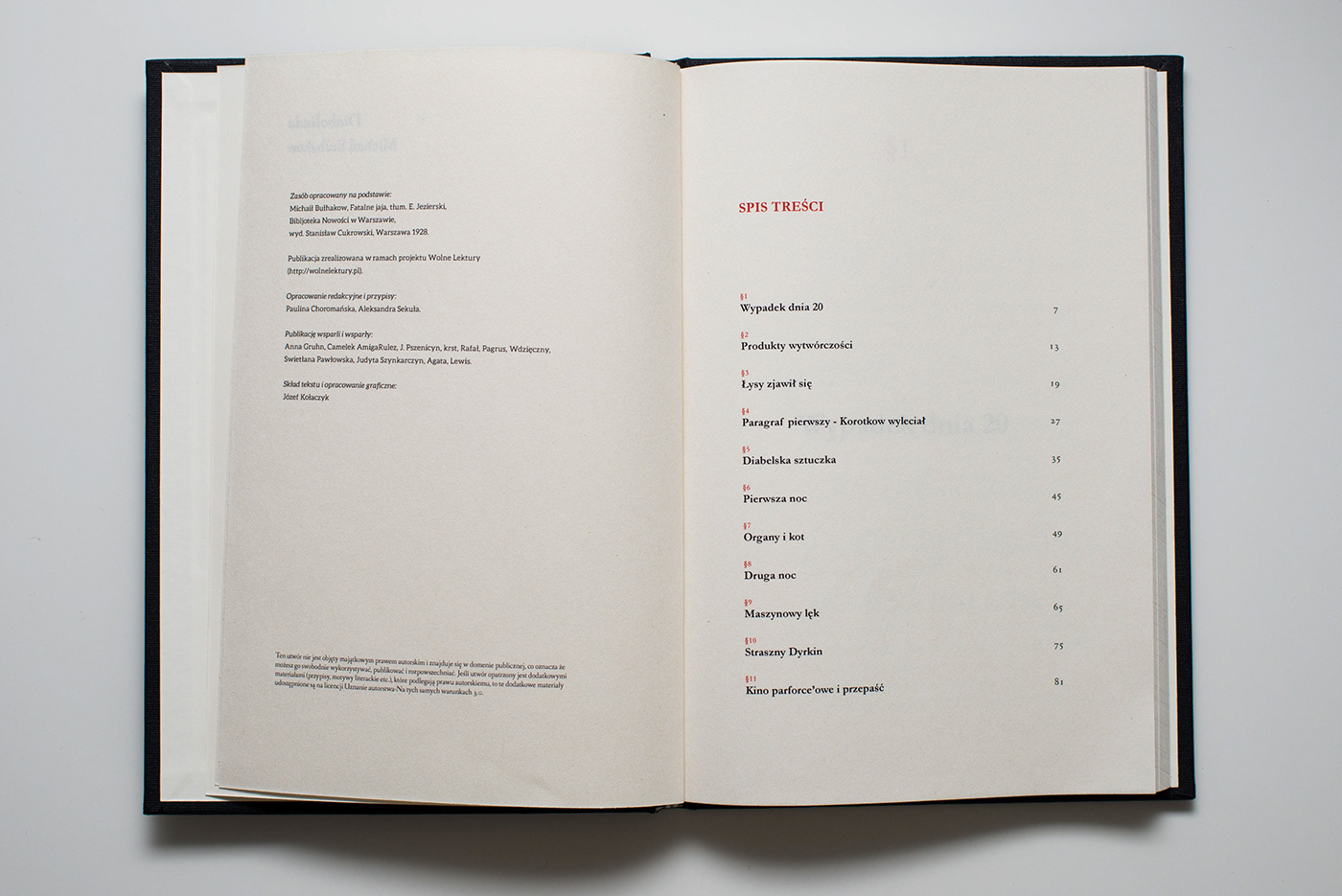 graphic Bookdesign print printdesign bułhakov JózefKołaczyk editorial book publication 