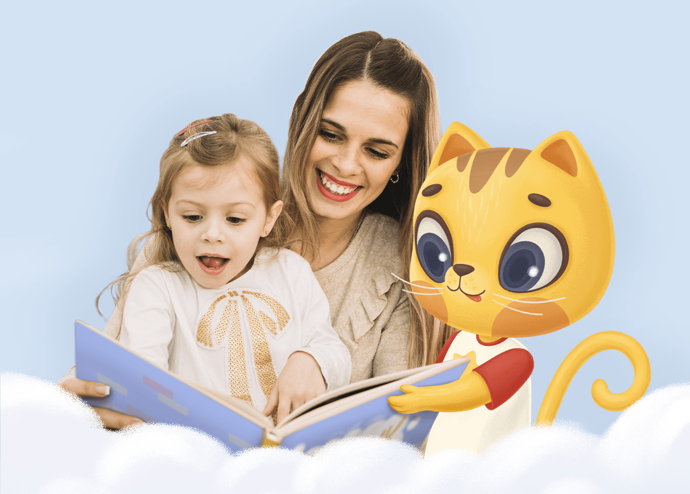 cartoon cats Character design  children illustration children's book clean cover family kids Picture book