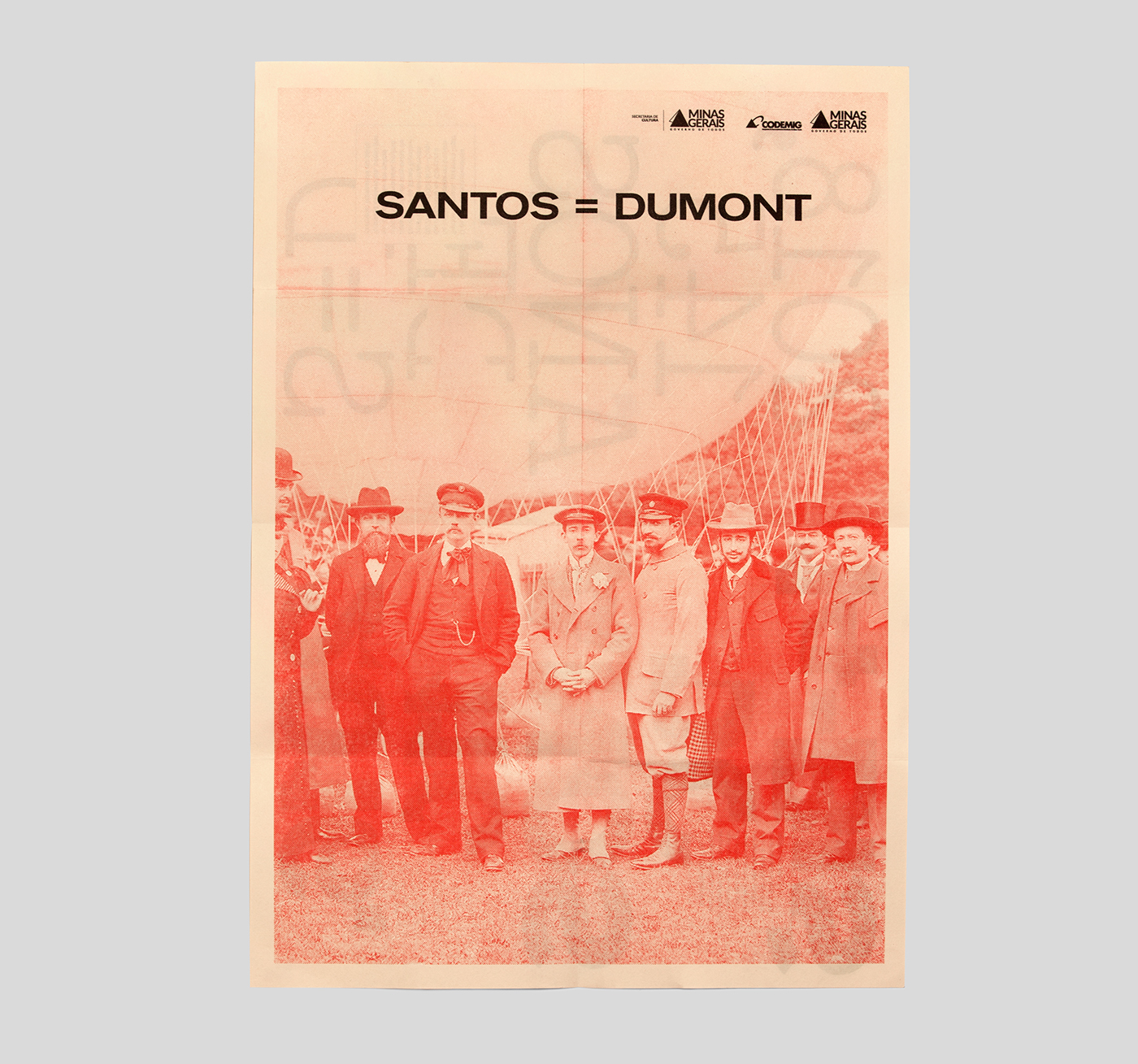 santos dumont Santos-Dumont risograph Riso Duotone poster risografia