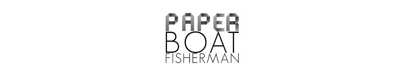 boat origami  fishing Sailor model paper handmade Landscape conceptual creative