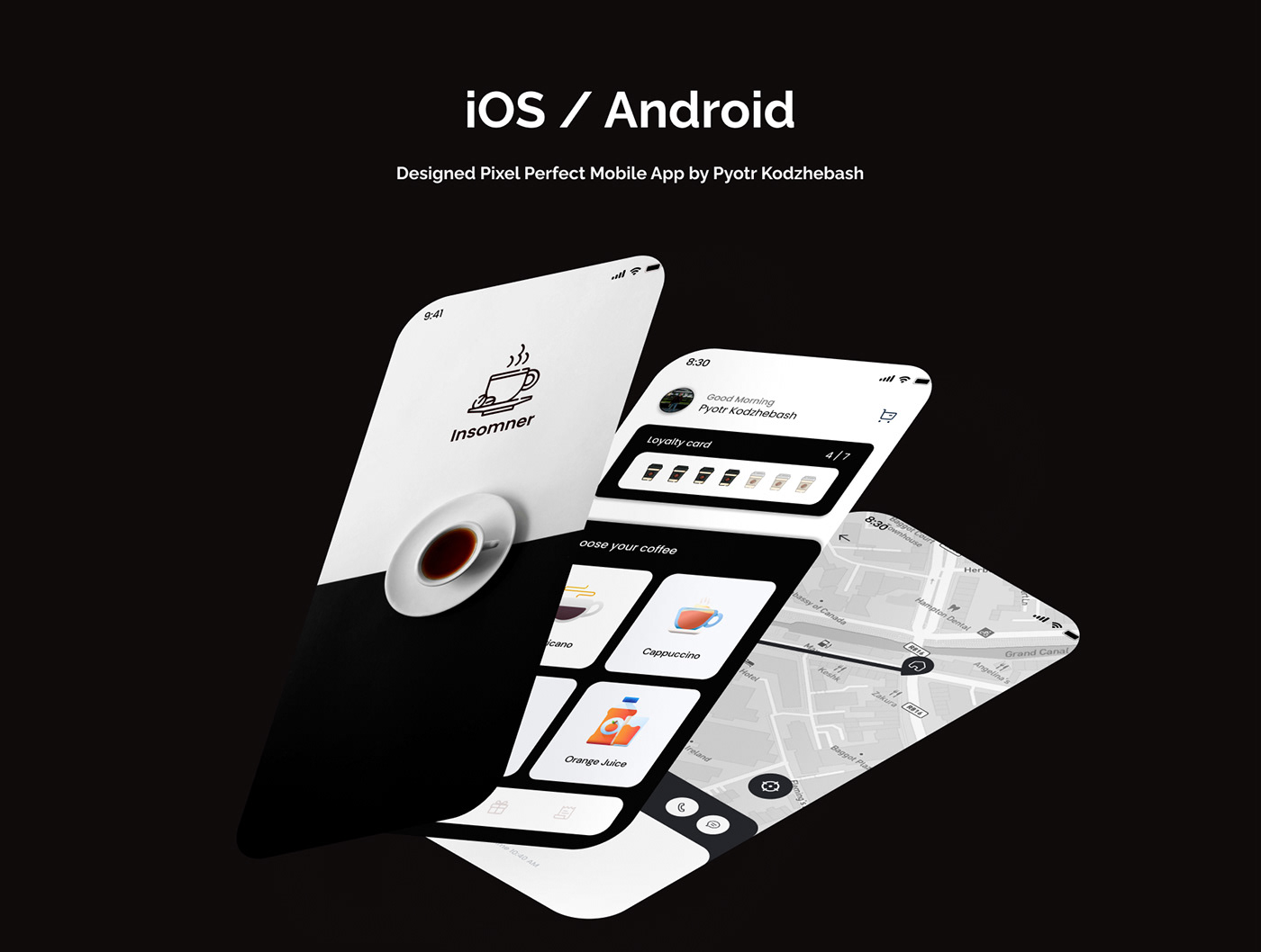 Coffee Shop Mobile App Design , UI Design Coffee Shop, UX-UI, Coffee, User Interface, E-commerce, Mo