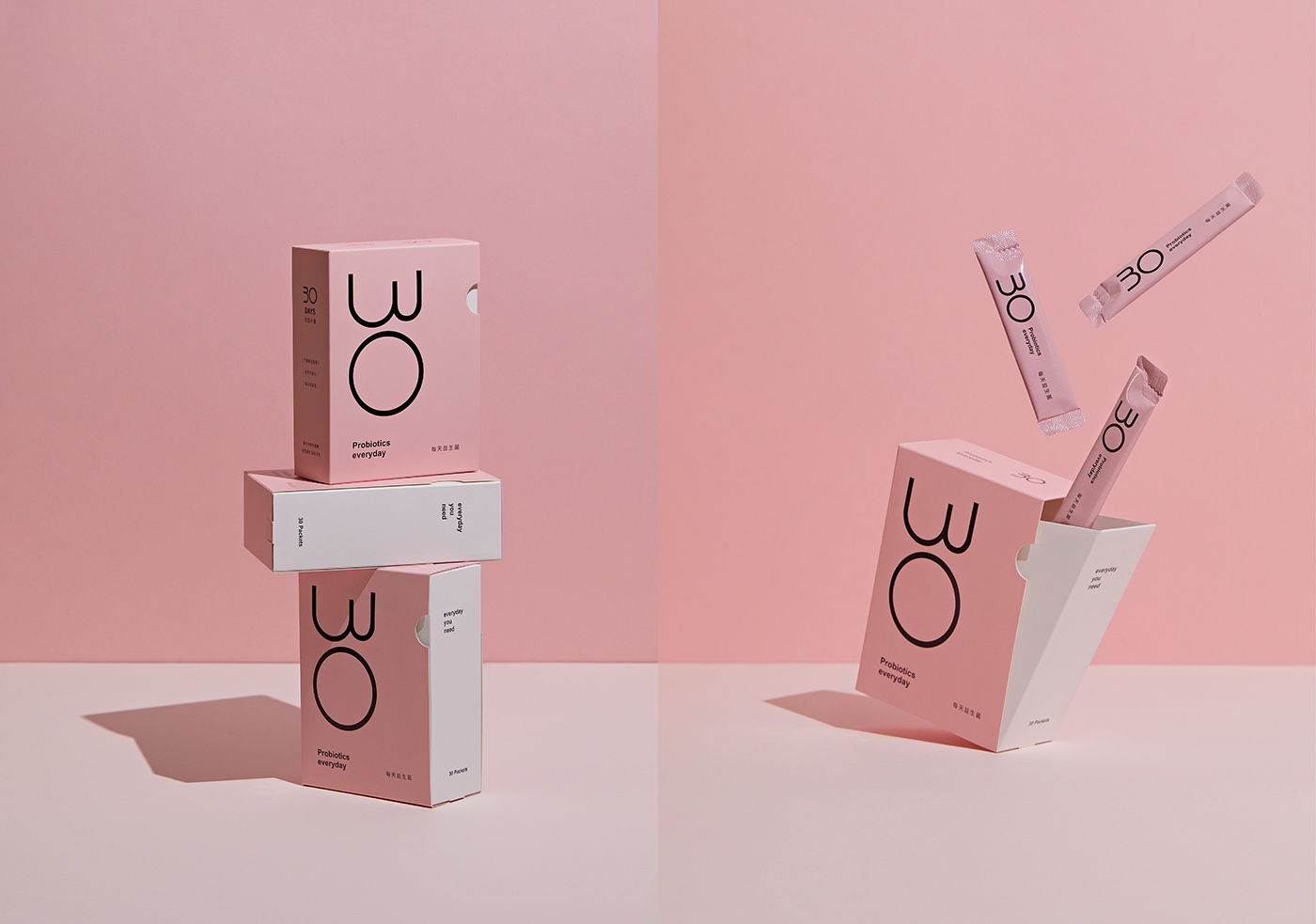 design Fashion  package Packaging packaging design Photography  pink probiotics 包裝 益生菌