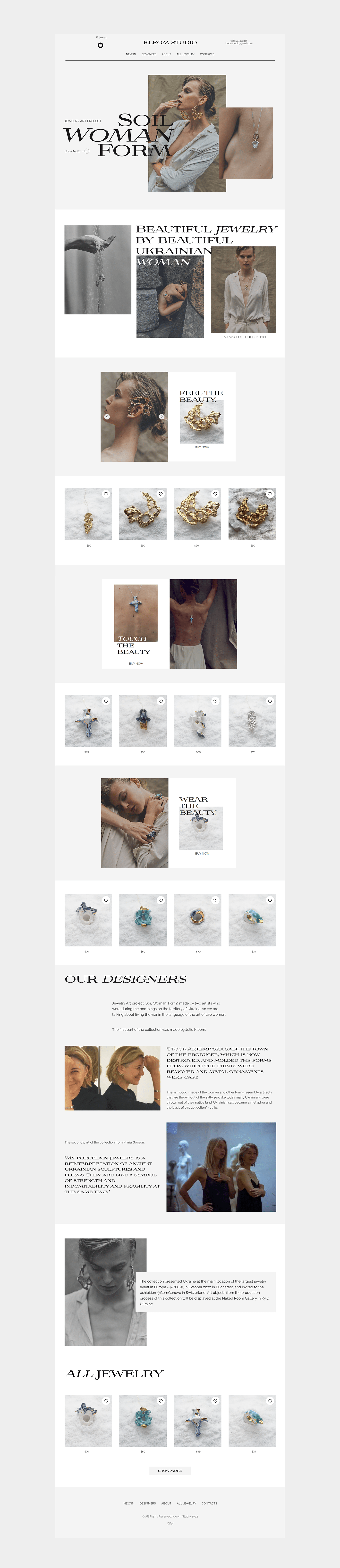 Figma Jewellery jewelry landing page online store ring ui design UI/UX Web Design  Webflow