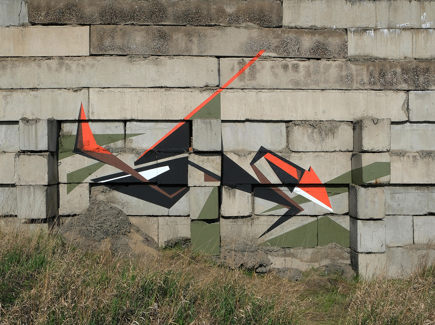 abstract abstractgraffiti   geometry Graffitiart GRAFFUTURISM Mural postgraffiti spraypaint streetart Urbanart