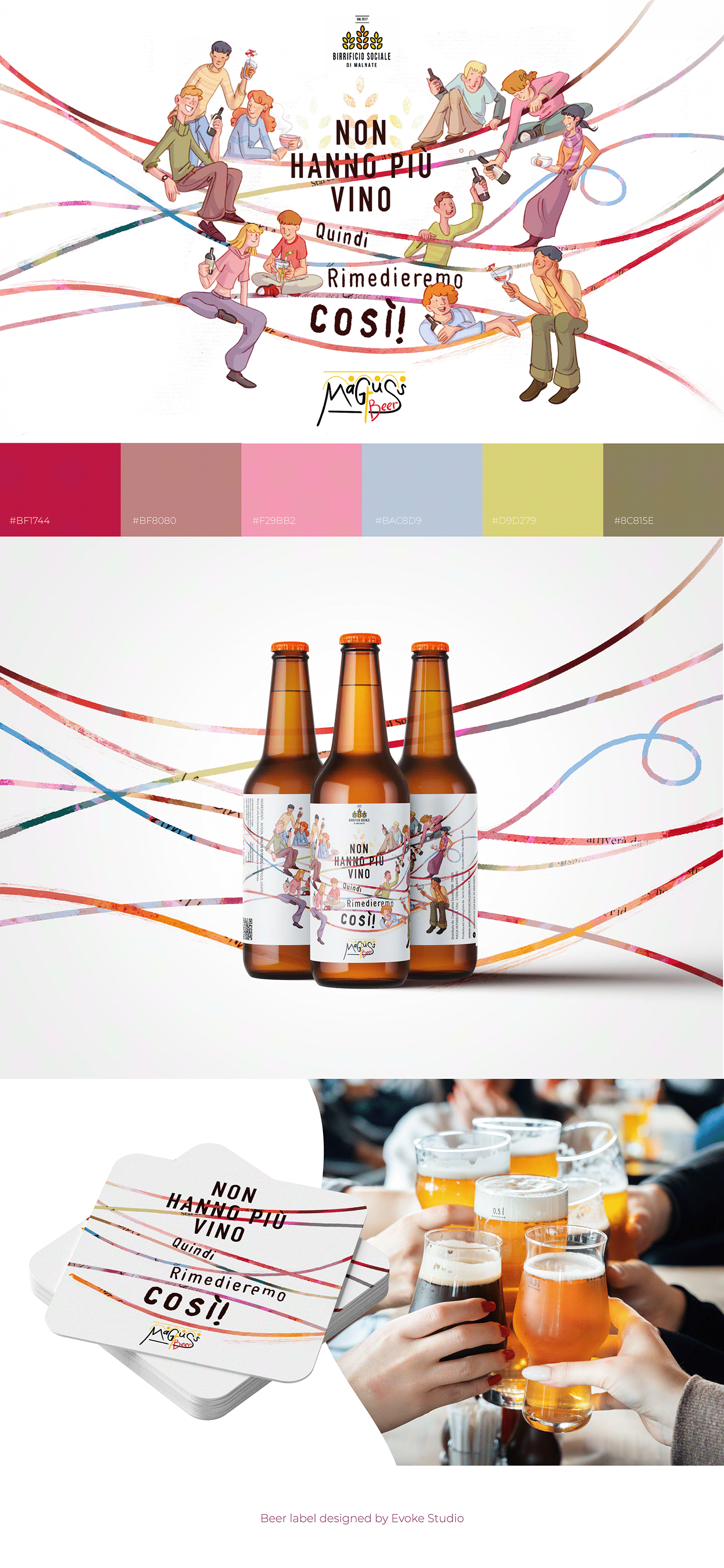 Packaging packaging design graphic design  ILLUSTRATION  beer label
