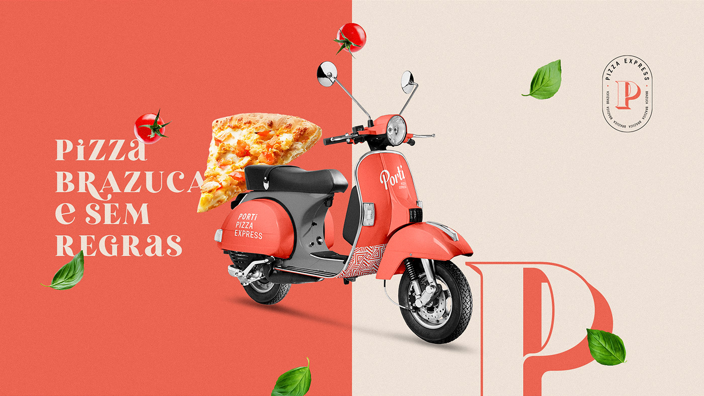 brand brand identity identidade visual italian Logo Design marca Pizza pizzaria typography   Food 