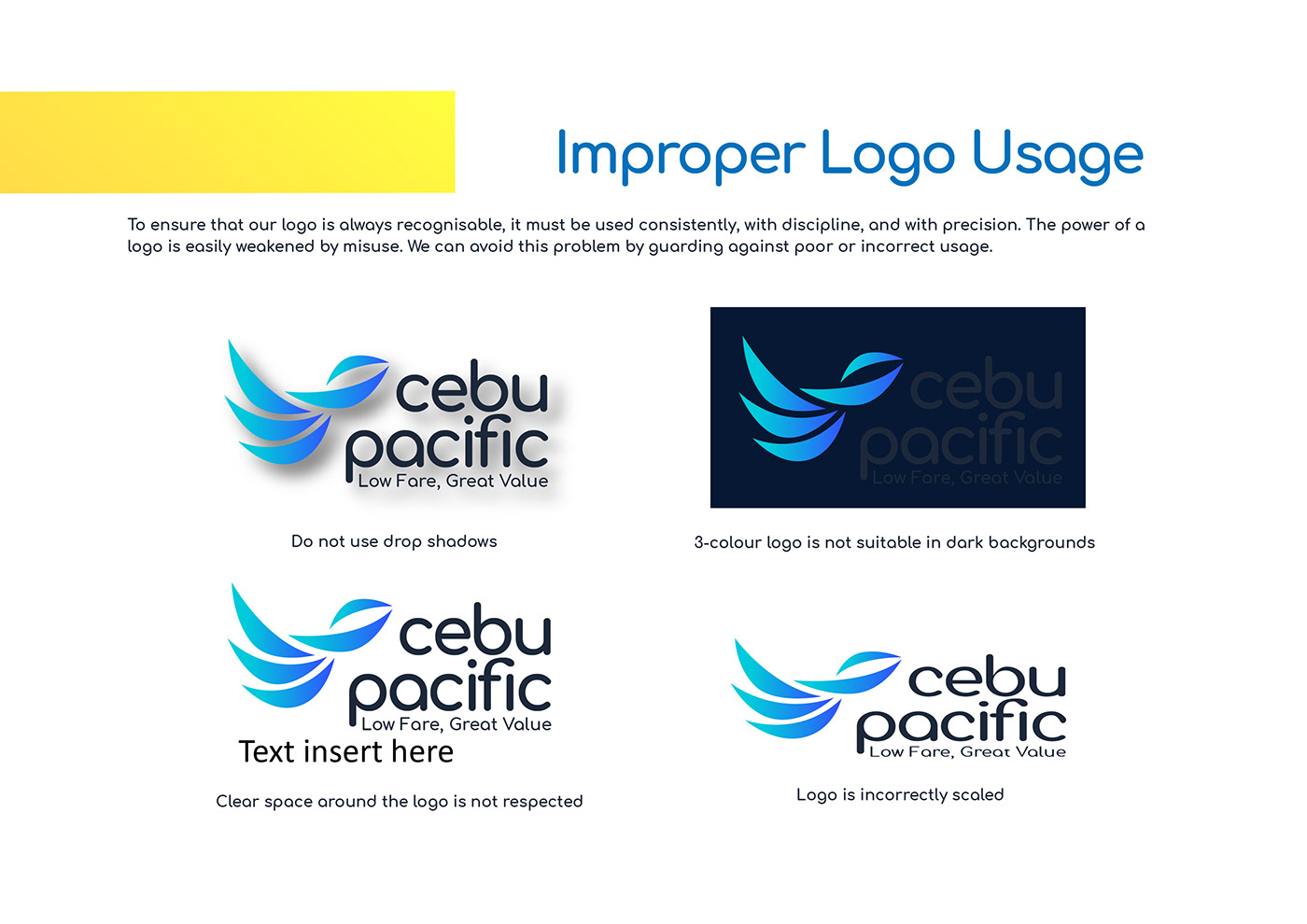 branding  CFAD logo UST Cebu Pacific design philippines rebranding airline redesign